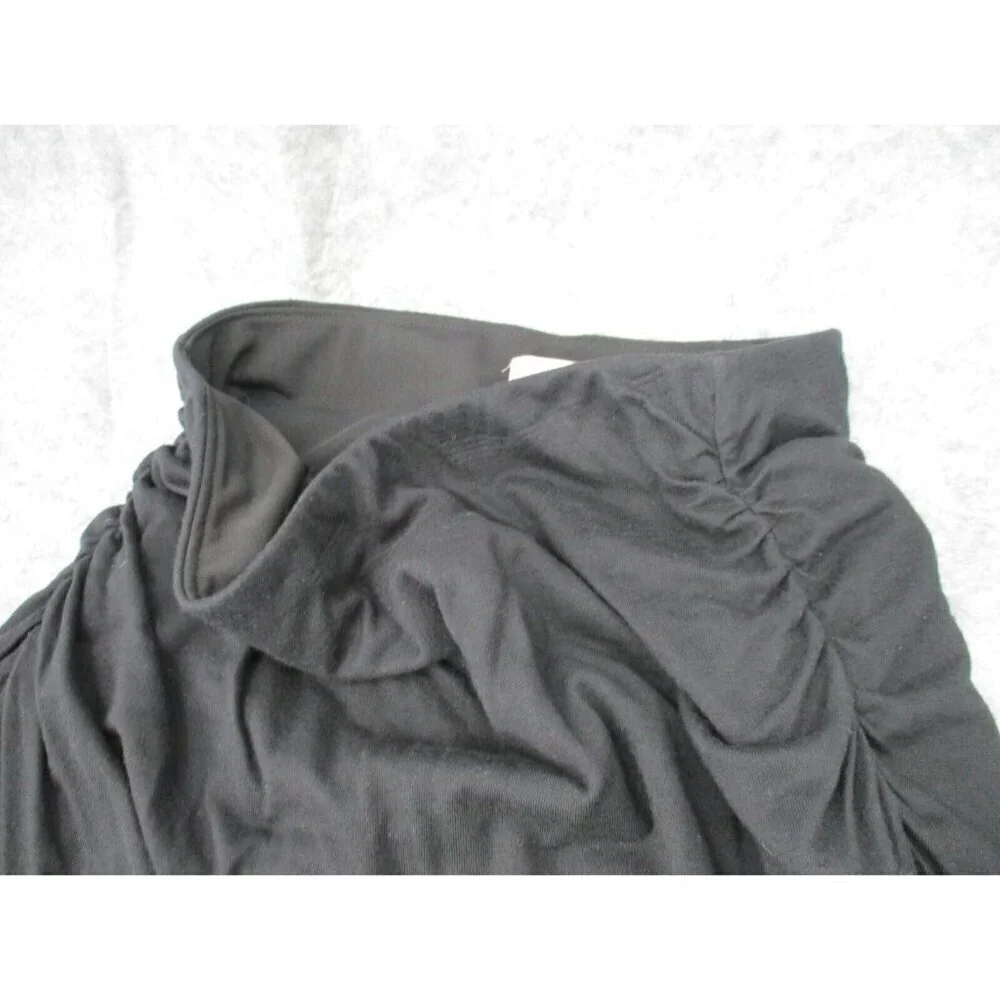 1 State Womens Skirt Small Black Lightweight Stretchy Casual Lyocell Pull On